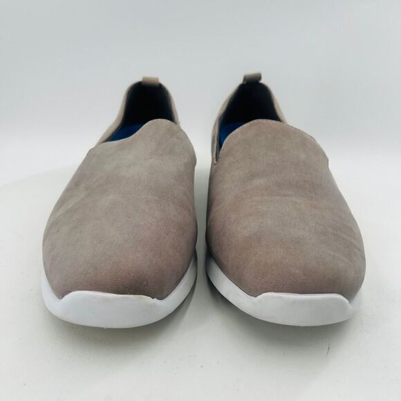 Me Too Gage Comfort Slip On Frost Grey Nubuck Leather Sneakers Size 11M - Picture 2 of 15